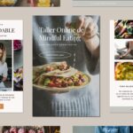 TRÁFICO RÁPIDO | Plantillas de Pinterest para Nutricionistas y Chefs Saludables