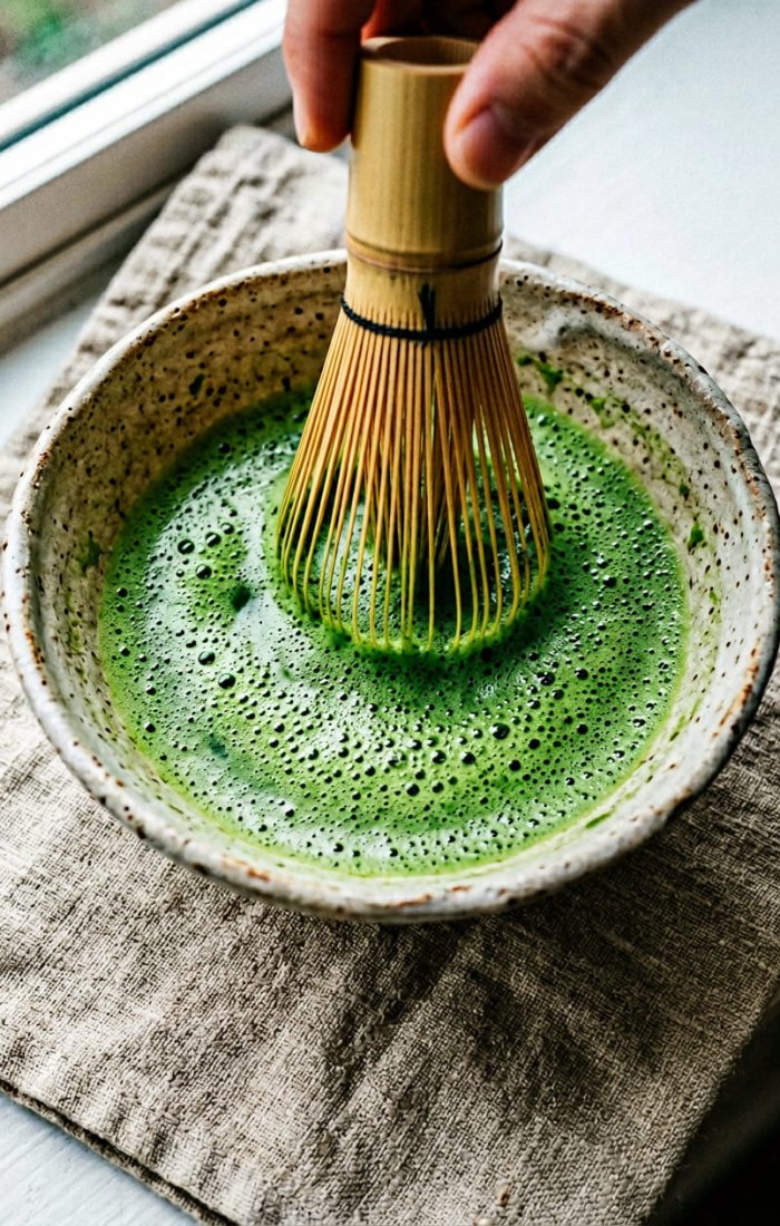preparando-matcha